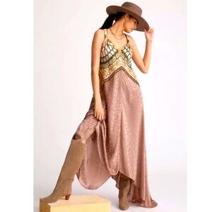 Mes Demoiselles Monatella silk maxi dress New with tags Retail $635!!